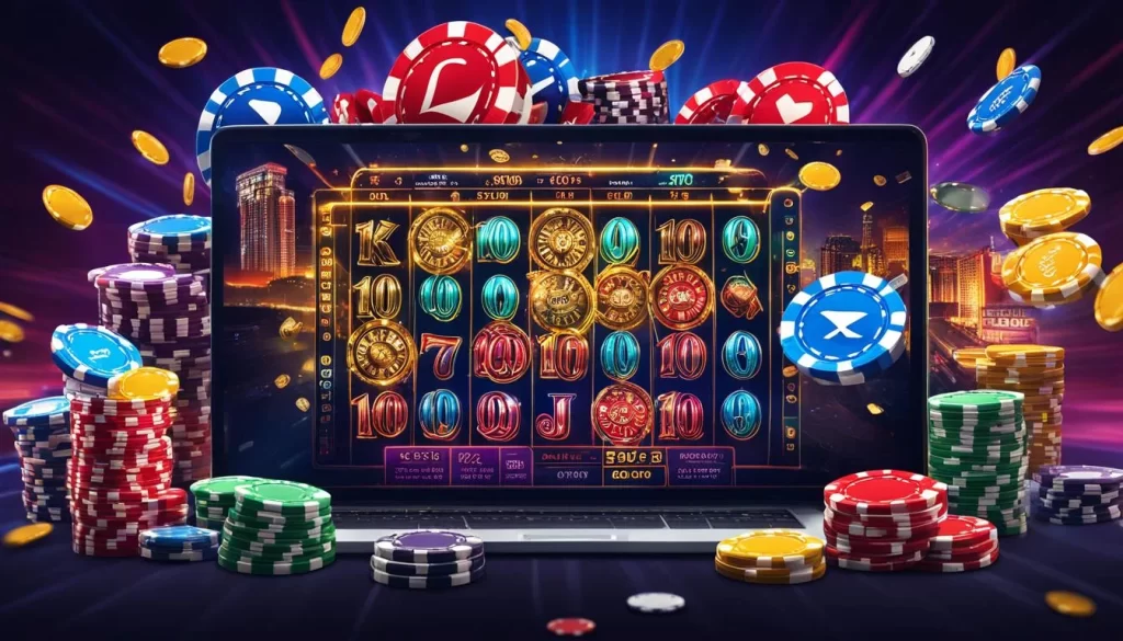 Cầu thủ bóng rổ đang úp rổ, thể hiện sự kịch tính của cá cược bóng rổ tại GA88 link vào